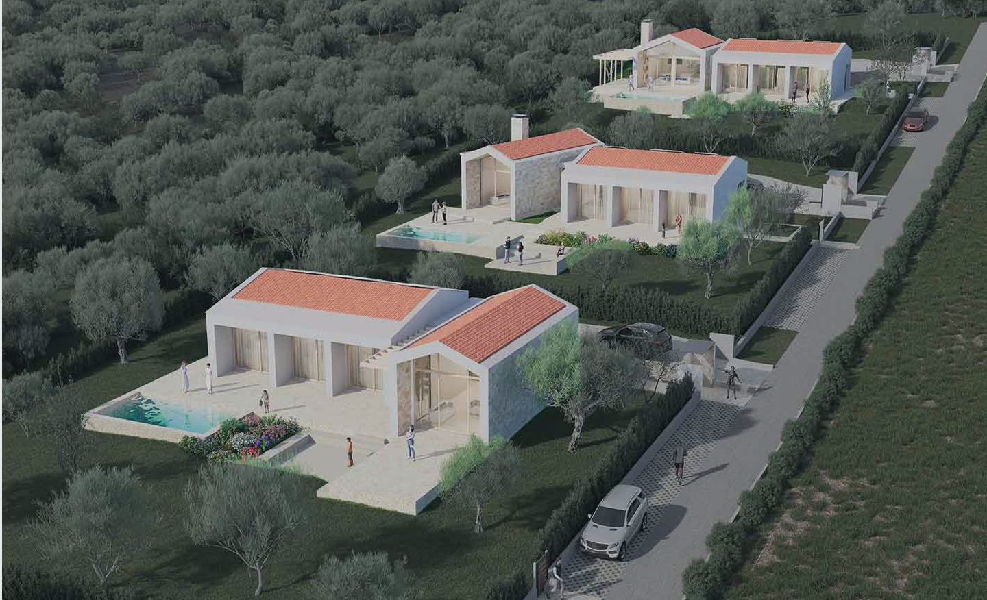 Montebello Riviera aerial view